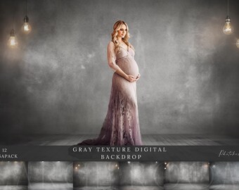 Maternity Gray Old Master Texture Backdrop: Portrait Photography (Digital Texture)
