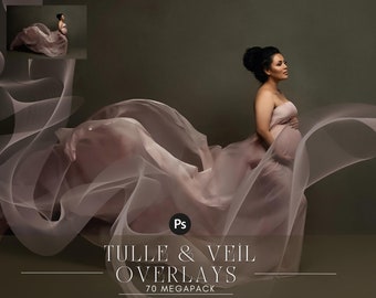 70 tulle overlays, veil, flying tulle, veil overlays, tulle overlays, maternity session overlays, airy tulle overlays,png,dowloand