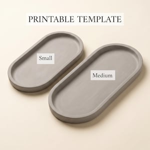 Sink Caddy Keramik Vorlage | Platte Ovales Tablett | Seifenschale aus Ton Muster | Digitaler Download