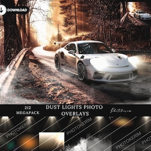 Smoky Light Photo Overlays: Fog, Sunlight, Dust (PNG & JPG)