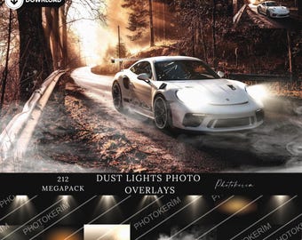 Smoky Light Overlays, Foggy Light Overlay, Sunlight Overlay, Photoshop Overlay, Fog Overlay, Dust Photoshop Layers, Light Leak Photo Overlay