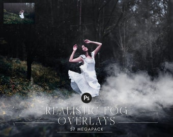 57 Fog, Smoke and Mist photoshop overlays