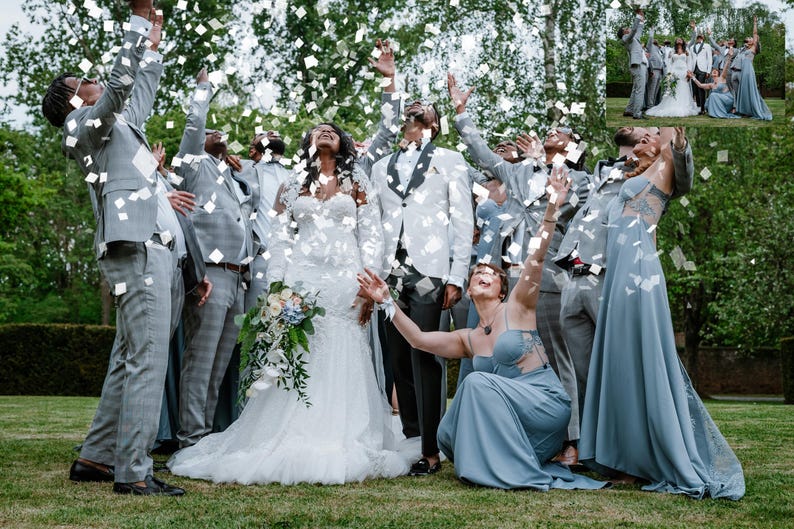 Reception Edits Party Confetti: Photo Overlays for Birthday Edits, Celebration Bokeh ...