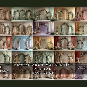 Triple Arches Set Digital Backdrops, Maternity Backdrop Overlays, Studio Backdrop Overlays, Fine Art Textures, Photoshop Overlays