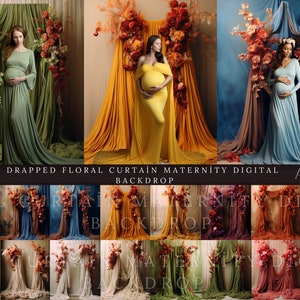 Color Floral  Arches Set Digital Backdrops, Maternity Backdrop Overlays, Studio Backdrop Overlays, Fine Art Textures, Photoshop Overlays