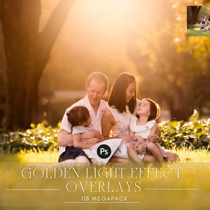 Sun Flare Photo Overlays: 118 Sunlight Effects (Digital Download)