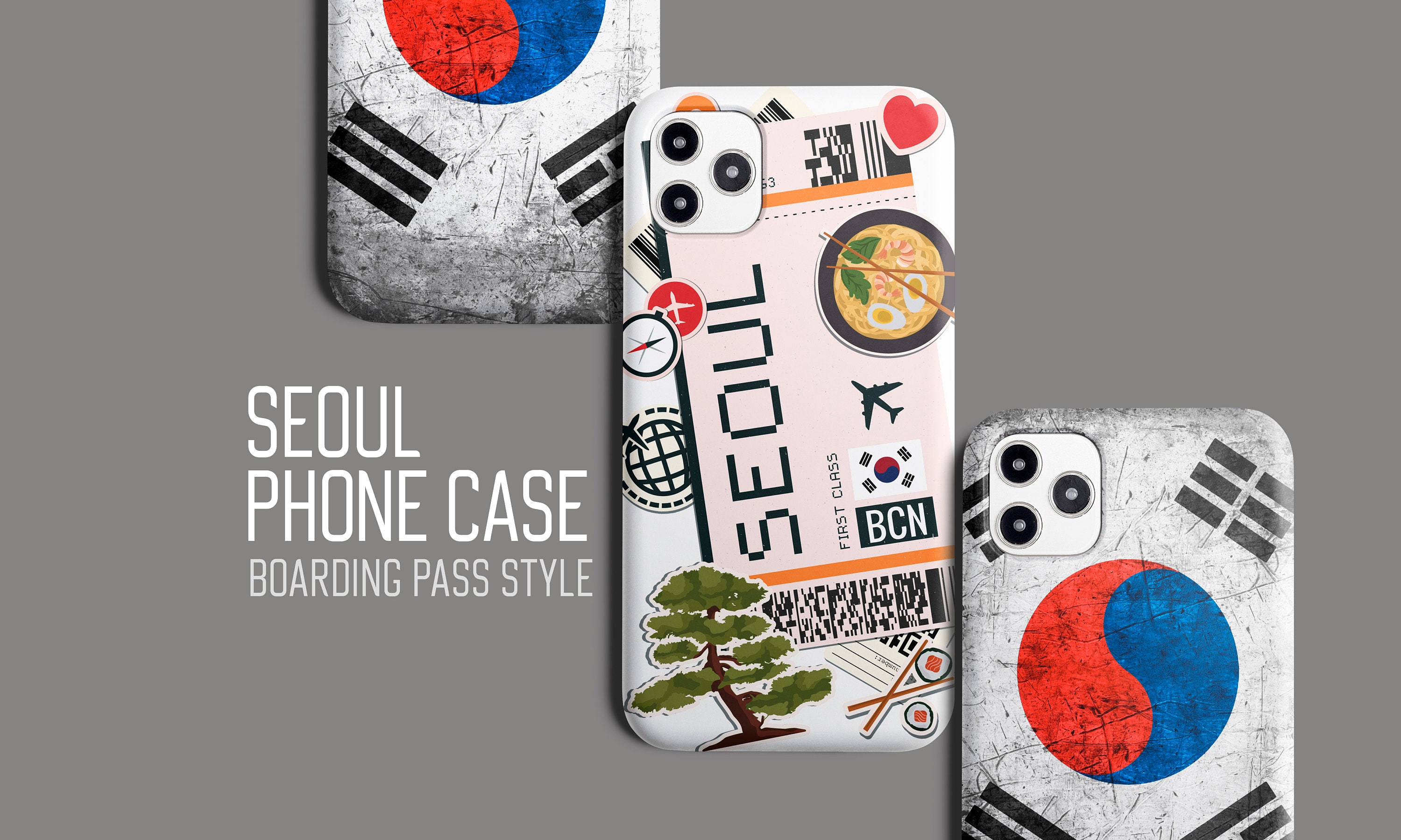 Seoul South Korea Phone Case, Korean Phone Case