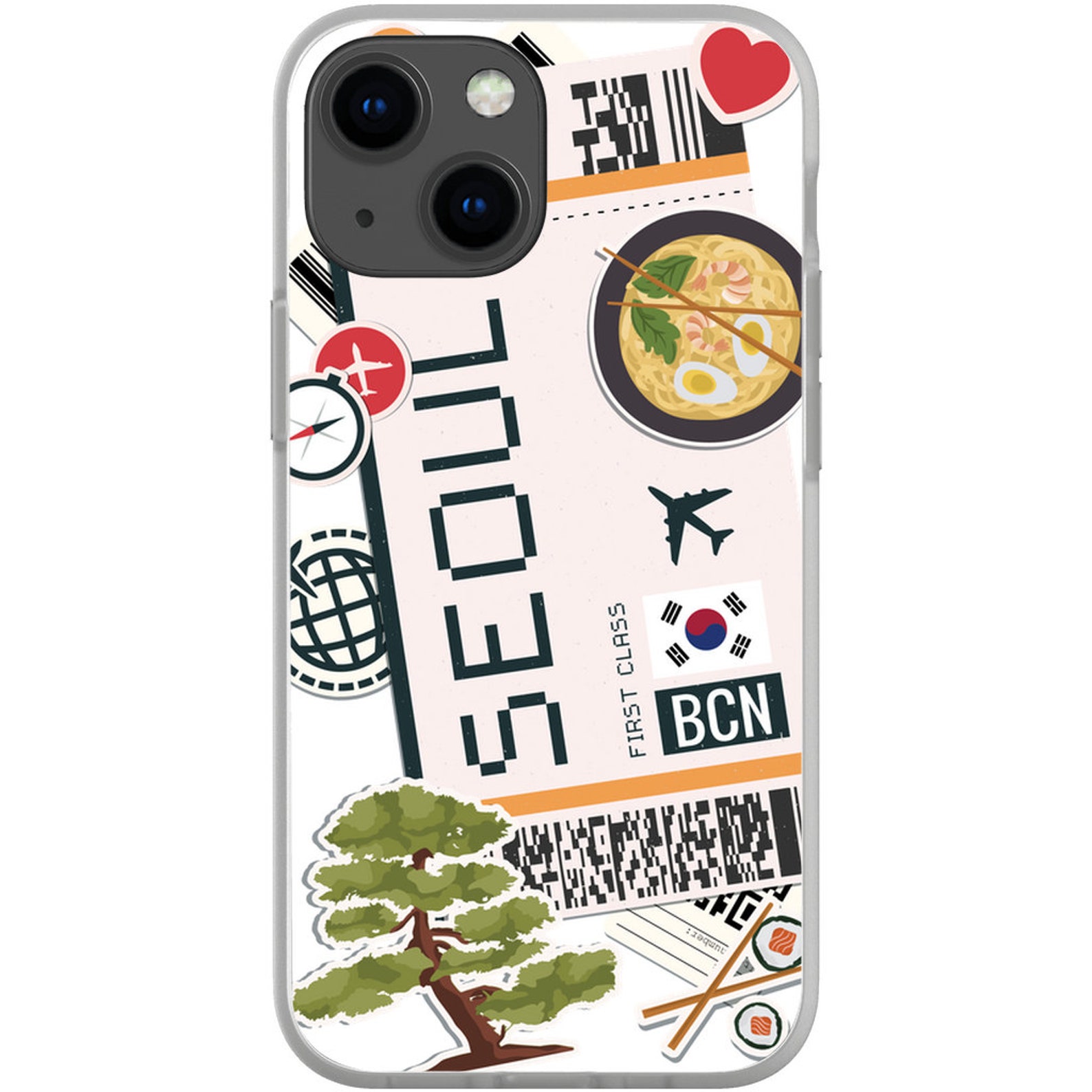 Seoul South Korea Phone Case Korean Phone Case Etsy