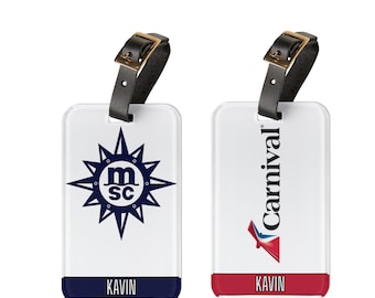 Personalized Luggage Tag, Cruise Luggage Tag, Custom Luggage Tag