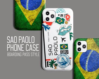 Sao Paulo Brazil Phone Case, Cool Phone Case, Travel Phone Case