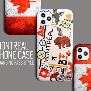 Montreal Phone Case, Cool Phone Case, Travel Phone Case