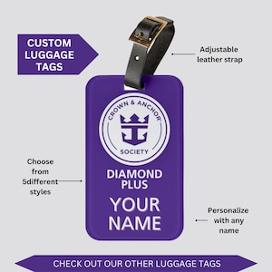 Personalized Luggage Tag, Cruise Luggage Tag, Custom Luggage Tag