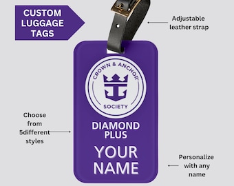 Personalized Luggage Tag, Cruise Luggage Tag, Custom Luggage Tag