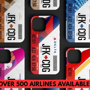 搭乗券用スマホケース、カスタムトラベルスマホケース、パイロットギフト