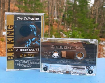 B.B. KING The Blues Collection - Vintage 1985 Cassette Tape Album Blues Music Deja Vu Records DVMC2031 Canada