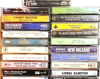Jazz / Blues / Big Band / 70's-80's-90's Cassette Tapes Great Selection Of Multiple Classic Records Collection Choose Your Vintage Album(s)