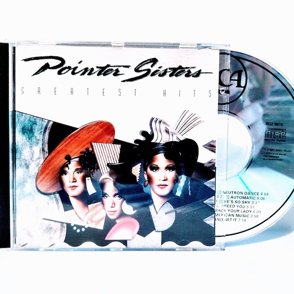 POINTER SISTERS Greatest Hits - Vintage 1989/1995 CD Album Dance-Pop Disco Music Bmg Records 9816-2-r/Bg2-9616 Canada