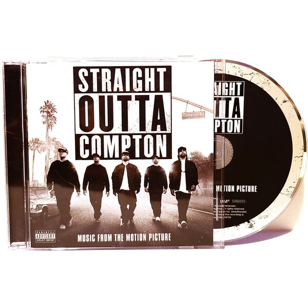 STRAIGHT OUTTA COMPTON Music From The Motion Picture - Vintage Cd Album Compilation Hip Hop Ume Records B002359702 Canada