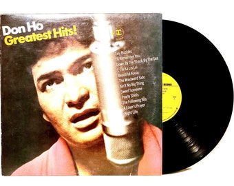 DON HO's Greatest Hits - Vintage Vinyl Record Lp Album Compilation Folk/World/Country Reprise Records RS 6357 Canada Ex/Nm