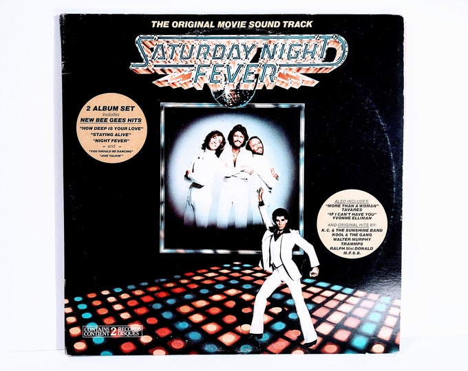 SATURDAY NIGHT FEVER Original Movie Sound Track Vintage 1977 2xvinyl