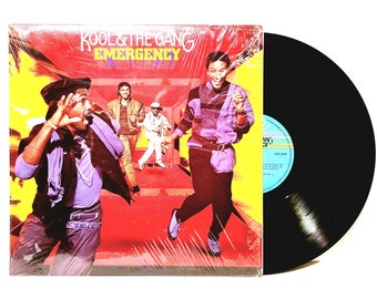 KOOL & The GANG Emergency - Vintage 1984 Vinyl Record Lp Album Funk/Soul/Disco De-Lite Records Dsr 8509 Canada Original Press Ex+/Nm