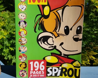 SPIROU Album 180 Fb : 196 Pages De Jeux Et Gags - Vintage 1998 Belgian Album Comics Belgium Publishing French Excellent Condition