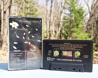 THE LANGUAGE Of LOVE Album - Rare Vintage 1985 Cassette Tape Love Songs Compilation Heart Sade Jackson Pop Soft Music Columbia House Records