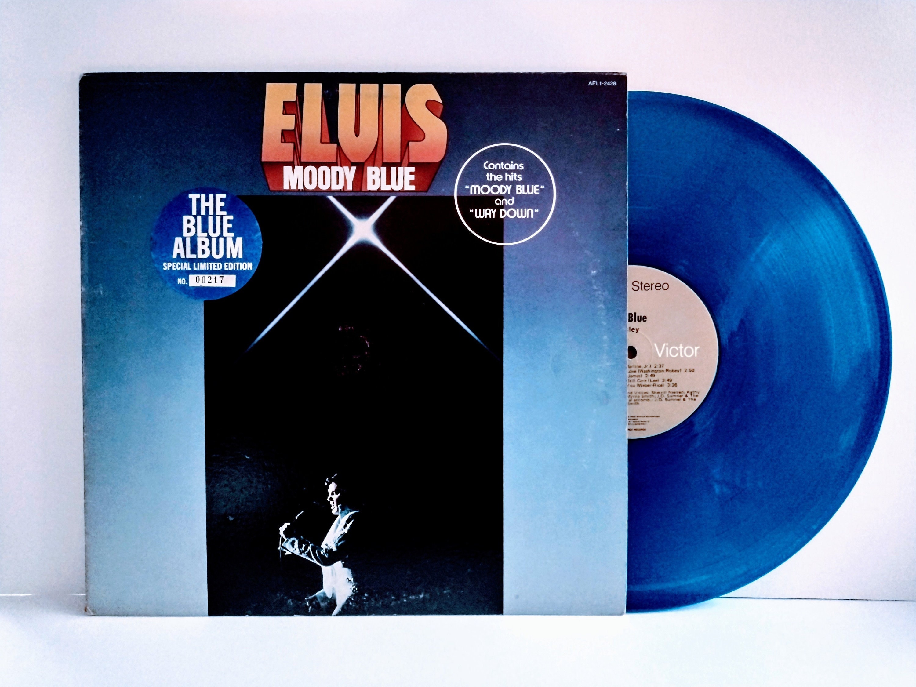 ELVIS PRESLEY Moody the Blue Album Special Limited - Etsy