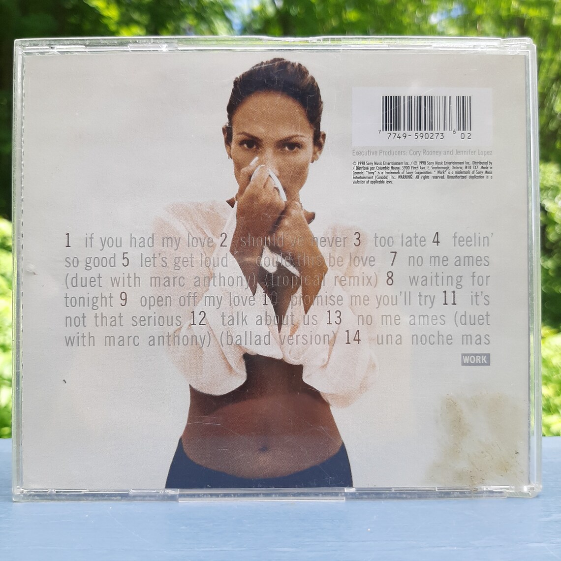 JENNIFER LOPEZ on the 6 Vintage 1998 Cd Debut Album if Etsy UK