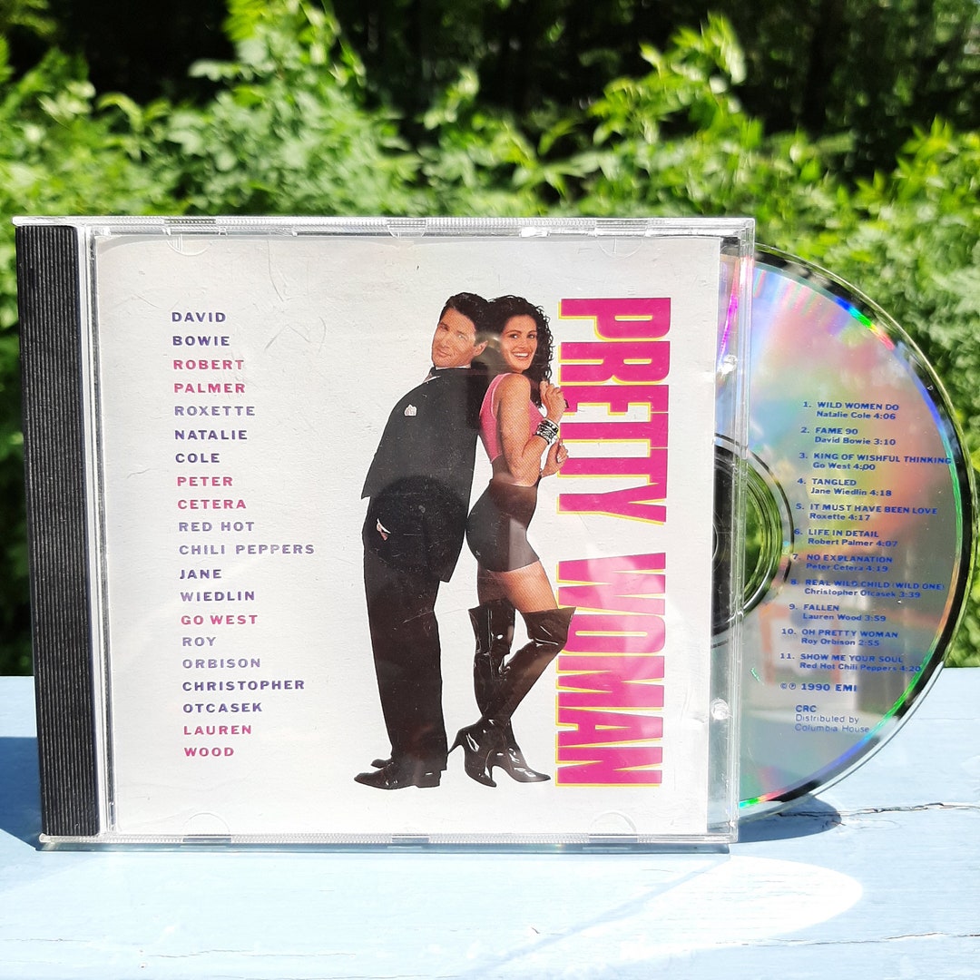 PRETTY WOMAN Movie Soundtrack Vintage 1990 Cd Album David Bowie Roxette