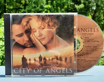 CITY OF ANGELS Movie Soundtrack - Vintage 1998 Cd Album Jimi Hendrix U2 Peter Gabriel Eric Clapton Jude John Lee Hooker Reprise Records