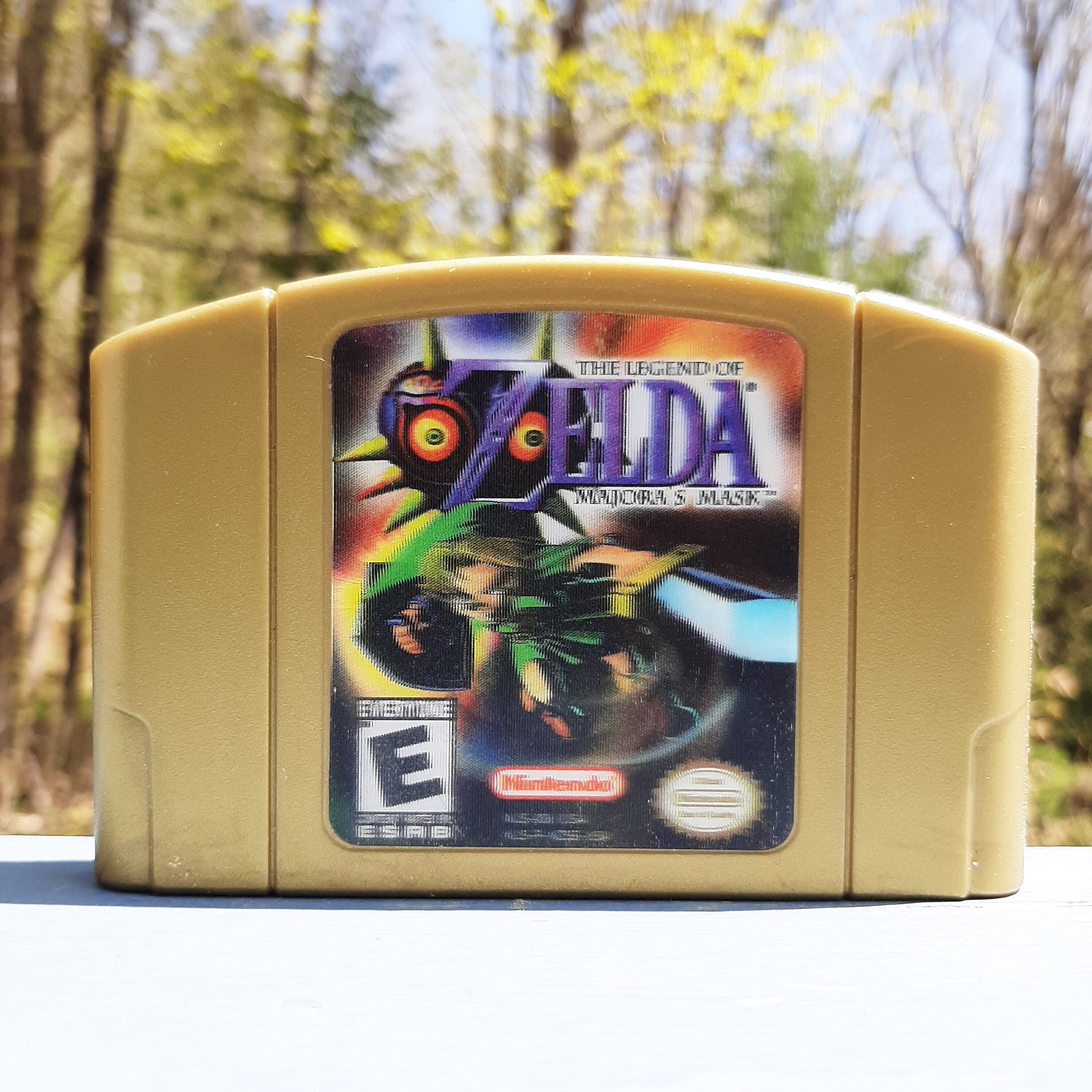 THE LEGEND of ZELDA Majora's Mask : Holographic Label Gold ...