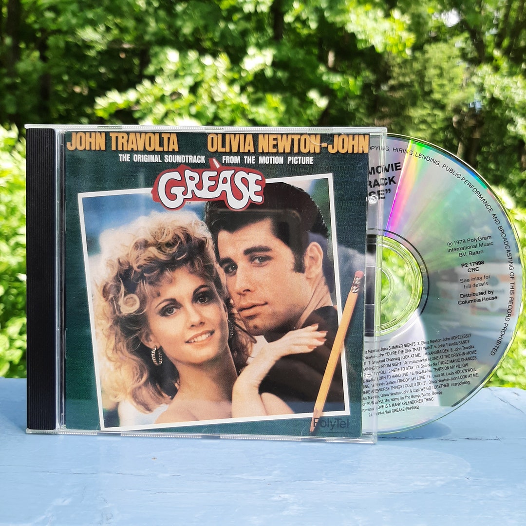 GREASE Movie Soundtrack Vintage 1991 Cd Album Release John Etsy