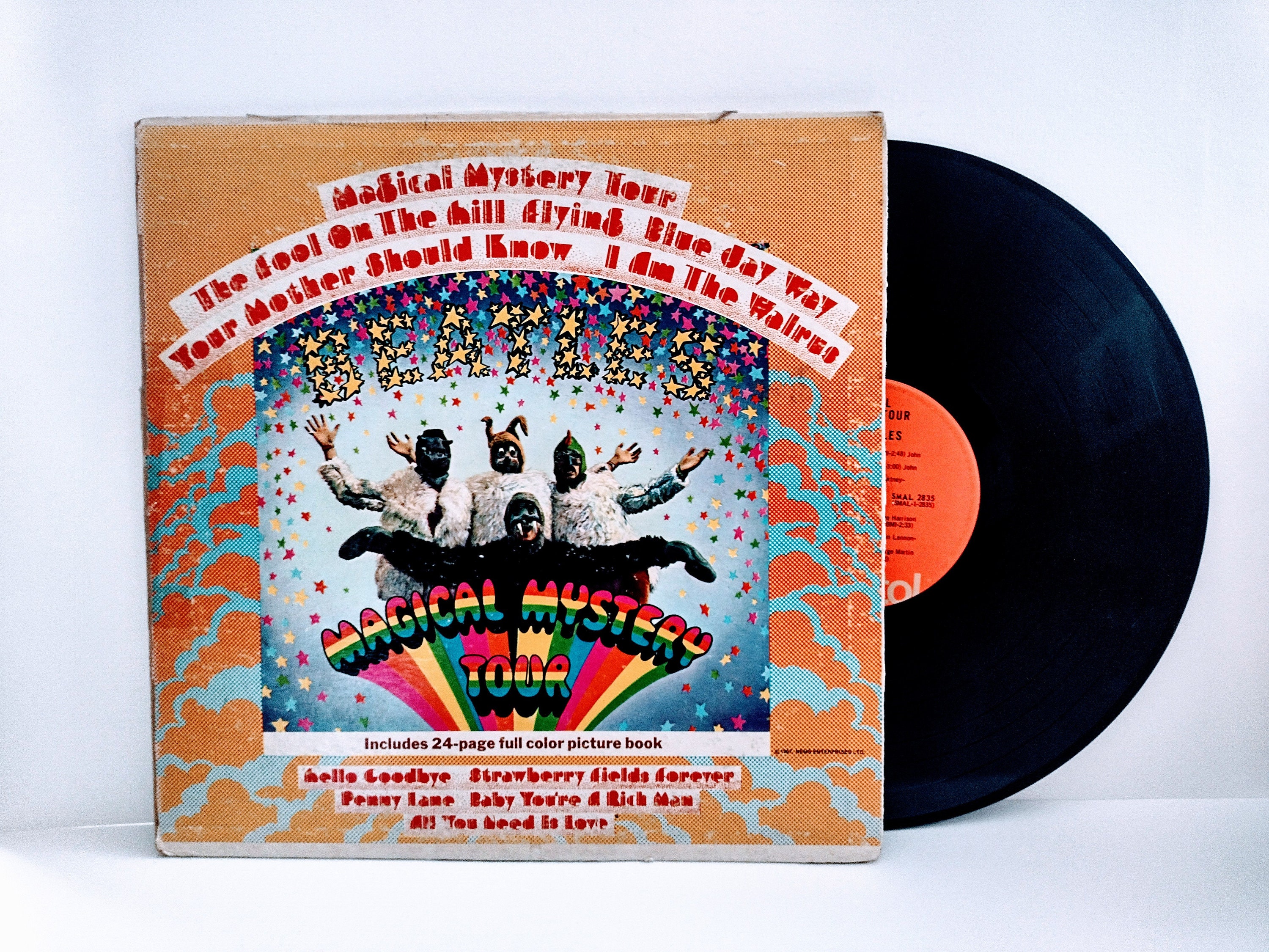 THE BEATLES Magical Mystery Tour Vintage 1967 Vinyl Record - Etsy