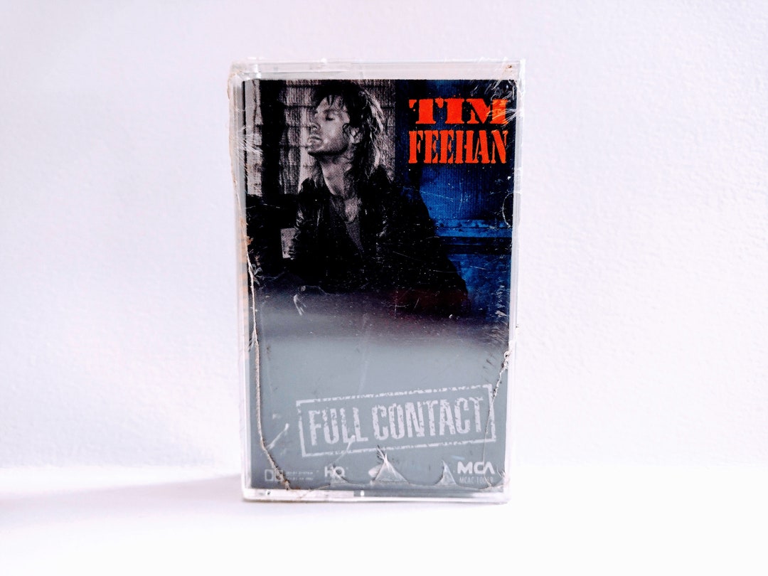 SEALED : TIM FEEHAN Full Contact Vintage 1990 Cassette Tape Albu…