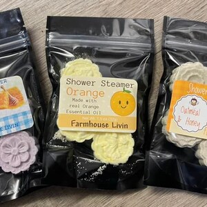 Shower Steamers  Set of 4 in a bag