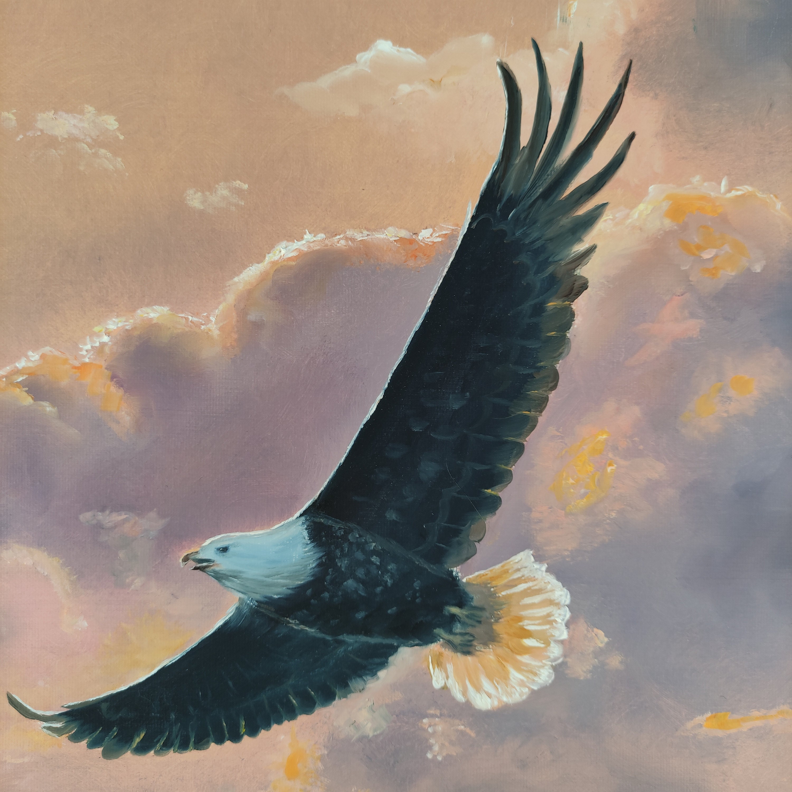 Seven Eagles Painting