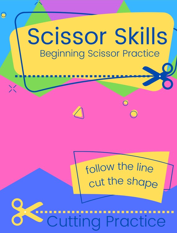 Scissor Skills Activity Book: for Kids ages 3-5: A Cutting Practice  Preschool Workbook for Toddlers and Children (Paperback) 