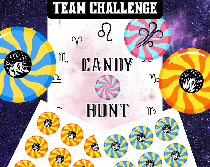 Zodiac Themed Candy Hunt Printable Game