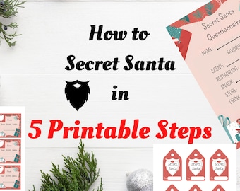 Ultimate Secret Santa Bundle: Printable Party Host Kit