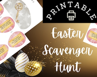 Easter Scavenger Hunt Printable Game for Kids Egg Hunt Games