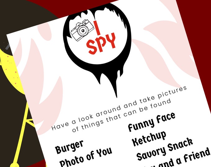 I Spy Printable BBQ Game for July 4th