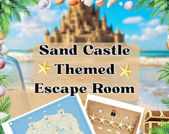 The Great Sandcastle Escape Room – Printable Beach Adventure Game!