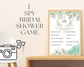 I Spy Bridal Shower Game