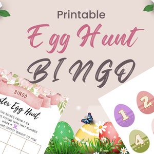 Egg Hunt Bingo Printable Game