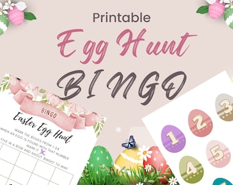 Egg Hunt Bingo Printable Game