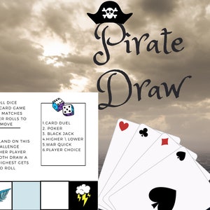 Pirate Draw Printable DIY Board Game