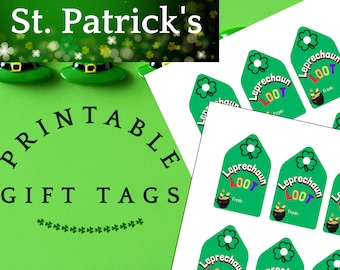 Leprechaun Loot Printable Gift Tags for St. Patrick's Day