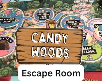 Candy Woods Escape Room Printable Kit