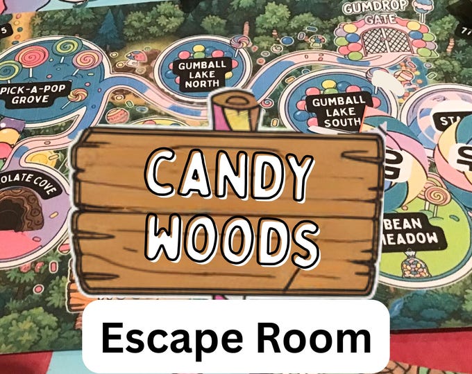 Candy Woods Escape Room Printable Kit
